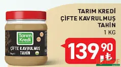 TARIM KREDİ ÇİFTE KAVRULMUŞ TAHİN 1 KG TARIM KREDİ ÇİFTE KAVRULMUŞ TAHİN 1 KG